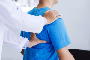 patient receiving chiropractic care